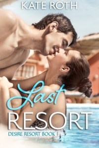 Young couple kissing in a swimming pool